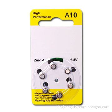 1.4V Battery for Hearing Aids